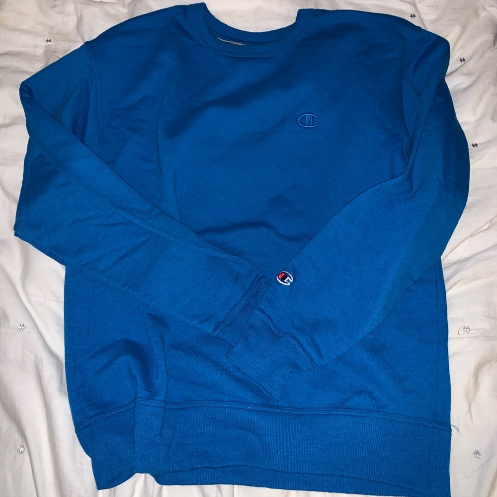 BLUE CHAMPION CREWNECK